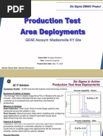 Gage Area Deployment Six Sigma Case Study