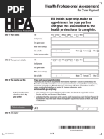 Carer Payment Review Form SA010 | PDF | Urinary Incontinence