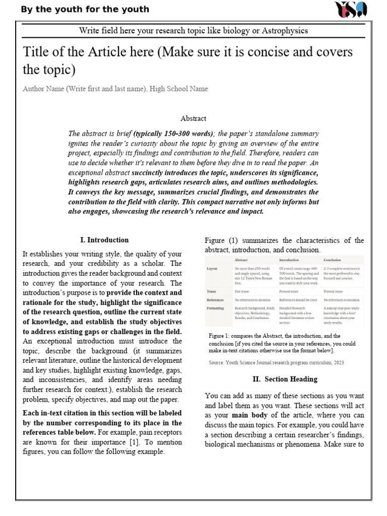 Research Paper Structure Guide | PDF | Abstract (Summary) | Statistics
