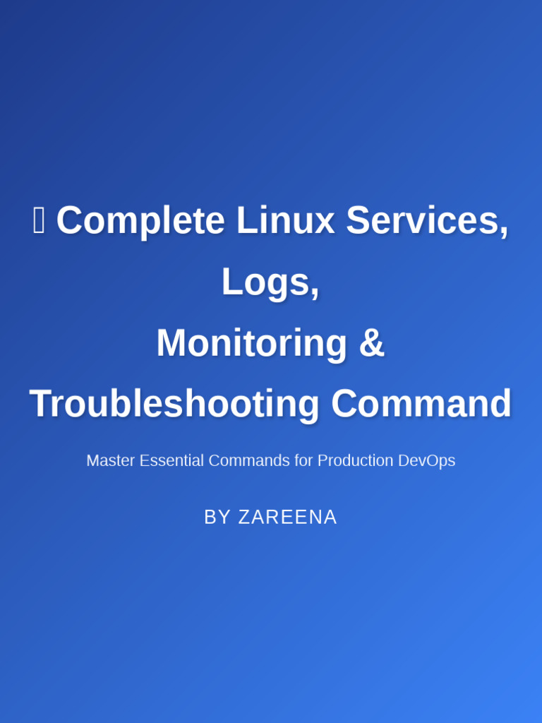 Essential Linux Commands for DevOps | PDF | File System | Hard Disk Drive
