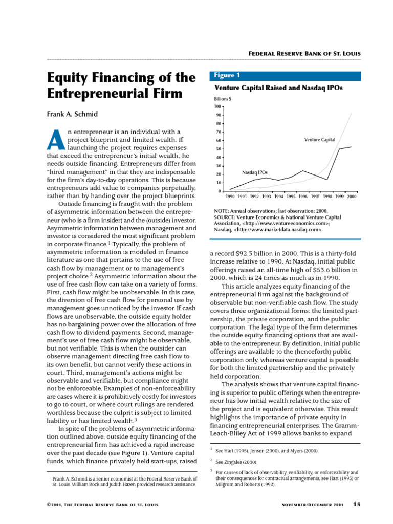 Equity Financing for Entrepreneurs | PDF | Equity (Finance) | Net ...