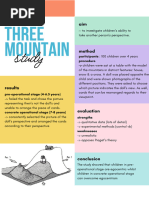 Piaget's Three Mountains Task Explained | PDF | Learning | Cognitive ...