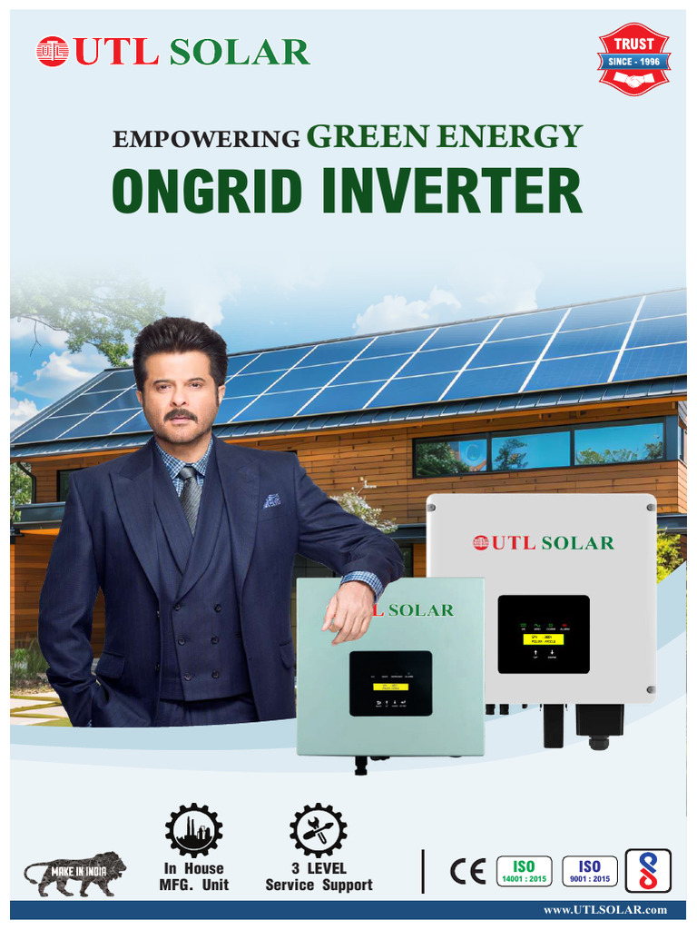 UTL Solar Inverter Specifications Guide | PDF | Mains Electricity ...