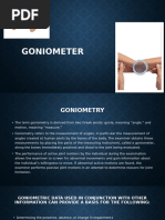 Goniometer: Joint Measurement Guide | PDF | Anatomical Terms Of Motion ...