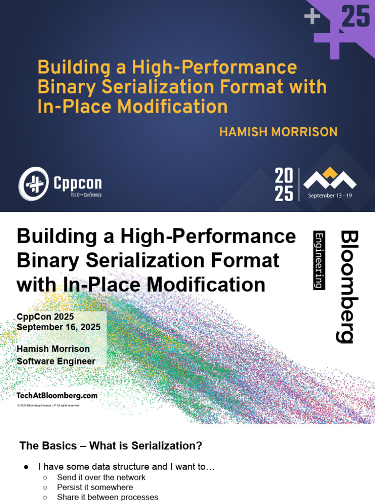 High-Performance Binary Serialization | PDF | Computing | Data