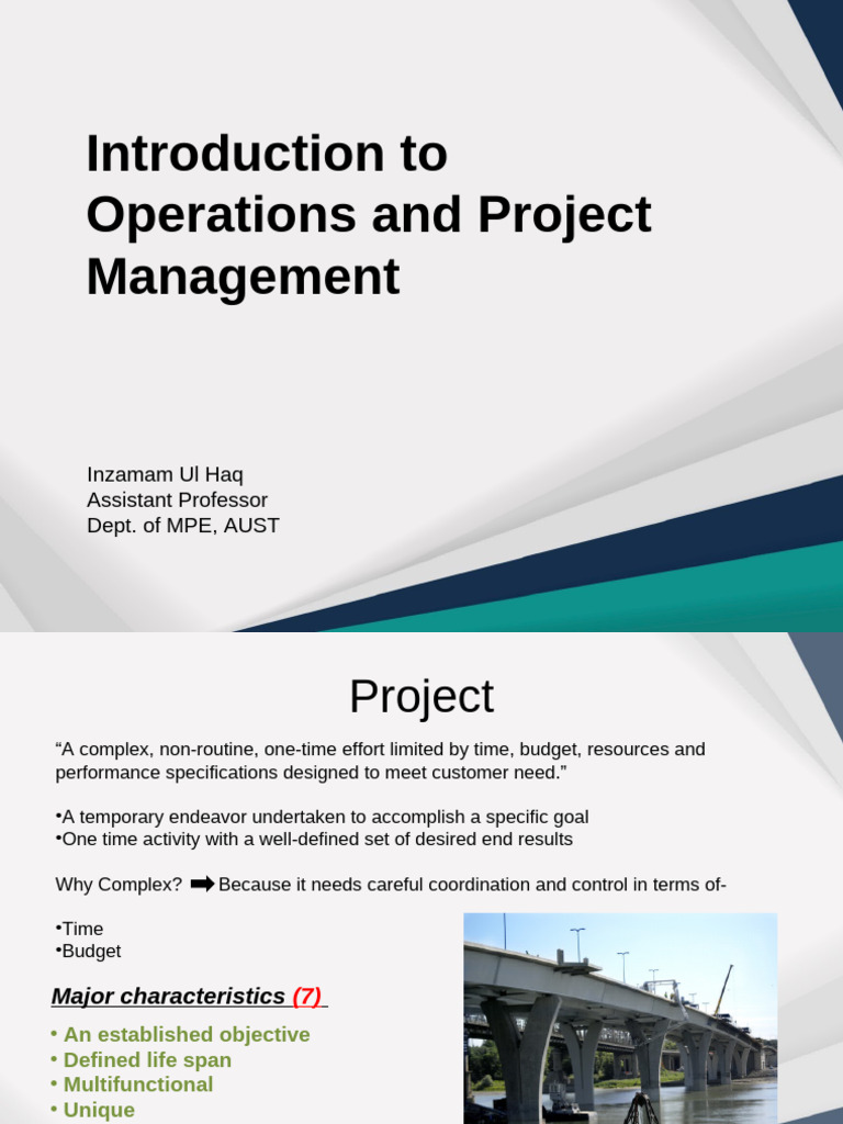 Introduction to Project Management Concepts | PDF | Project Management ...