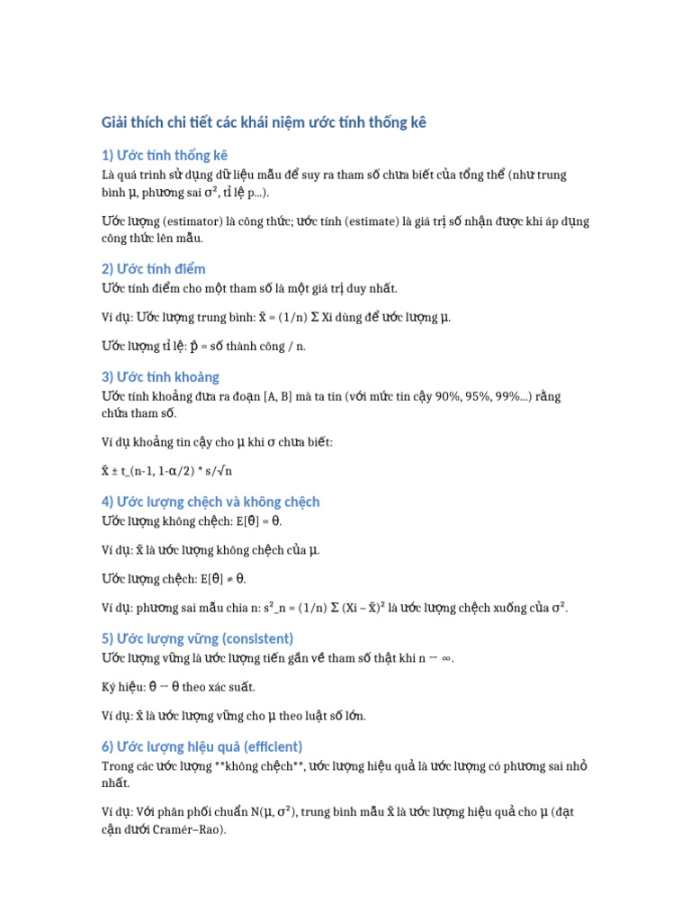 Giai Thich Uoc Tinh Day Du | PDF