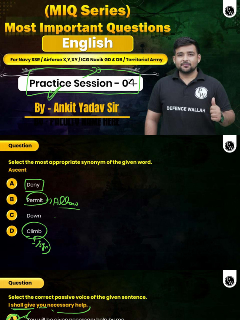 Practice Set - 4 - Class Notes | PDF