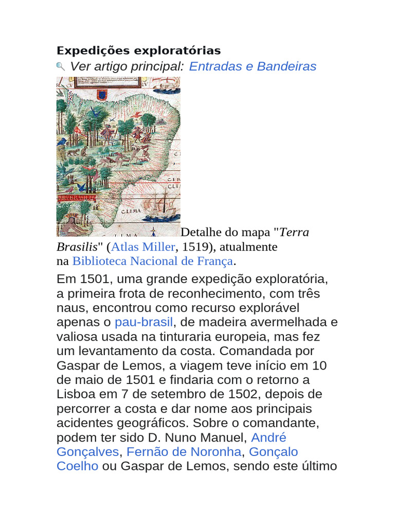 Expedições exploratórias | PDF