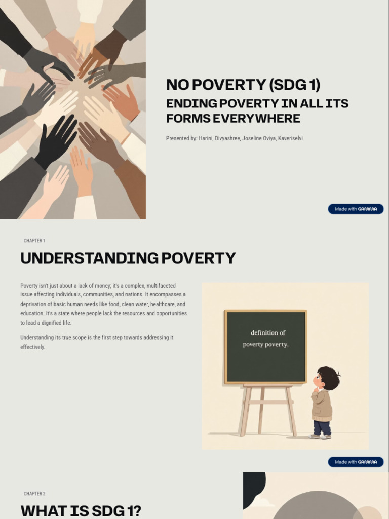 NO-POVERTY-SDG-1 | PDF | Poverty | Poverty & Homelessness