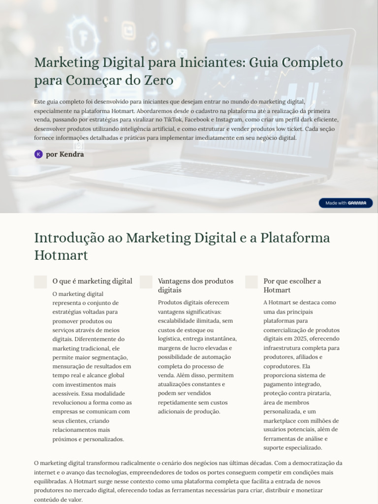 Guia de Marketing Digital para Iniciantes | PDF | Marketing | Marketing ...