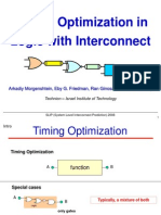 Timing Optimization in Logic With Interconnect