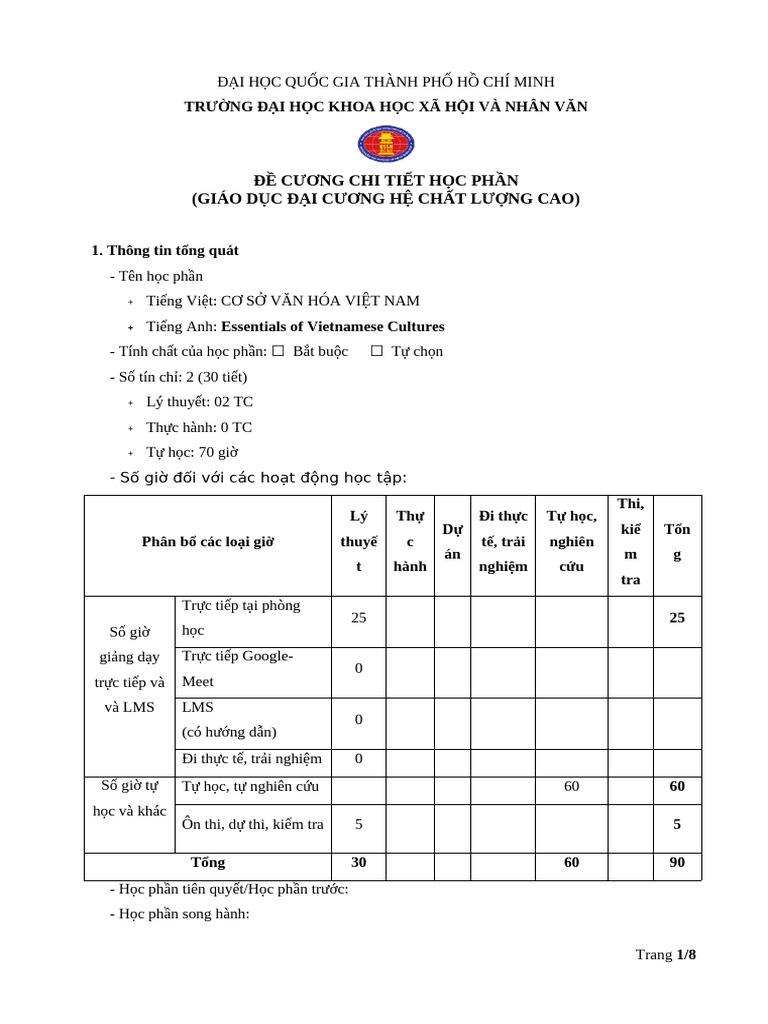 DCCT Co So Van Hoa Viet Nam Fis Review | PDF