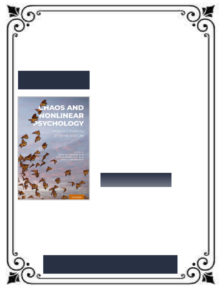 Chaos and Nonlinear Psychology: Keys To Creativity in Mind and Life ...