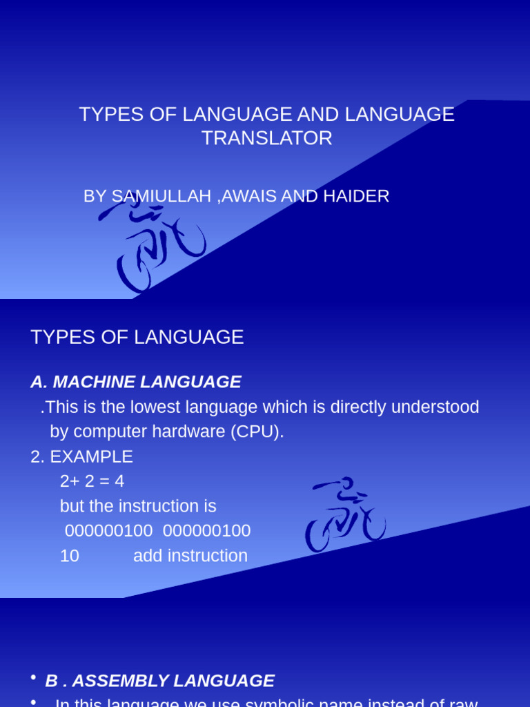 Types of Language and Language Translator | PDF