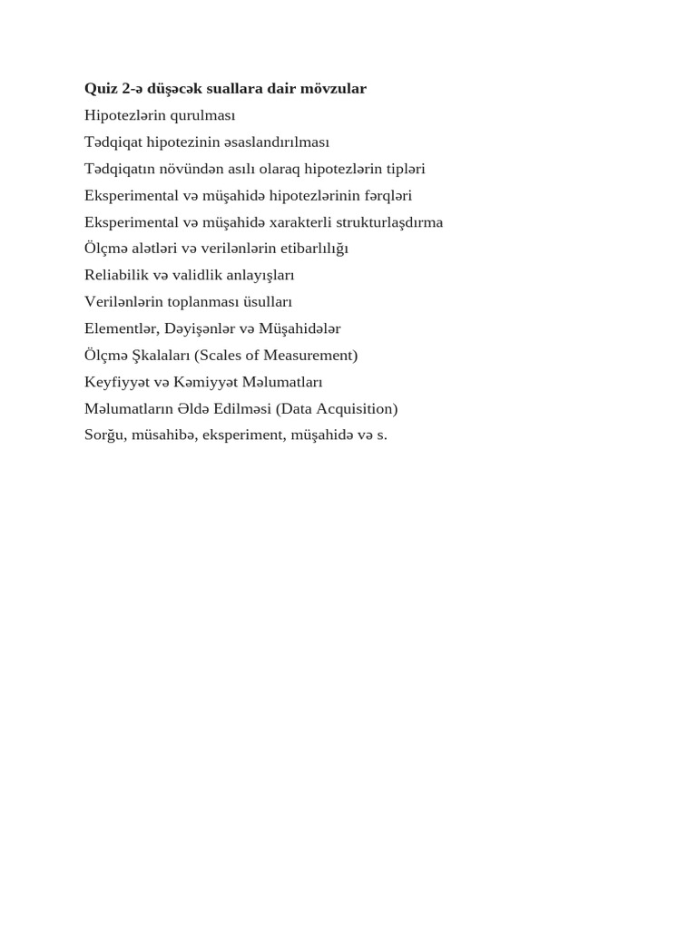 Quiz 3 | PDF