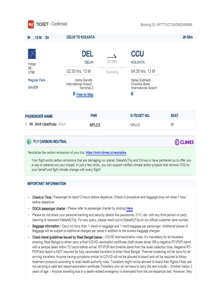 CNF - TKT | PDF | Identity Document