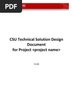 Technical Solution Design Template