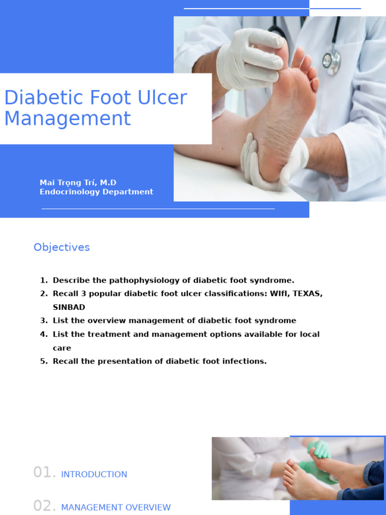 Diabetic Foot Ulcer Management Guide | PDF | Diabetes | Wound