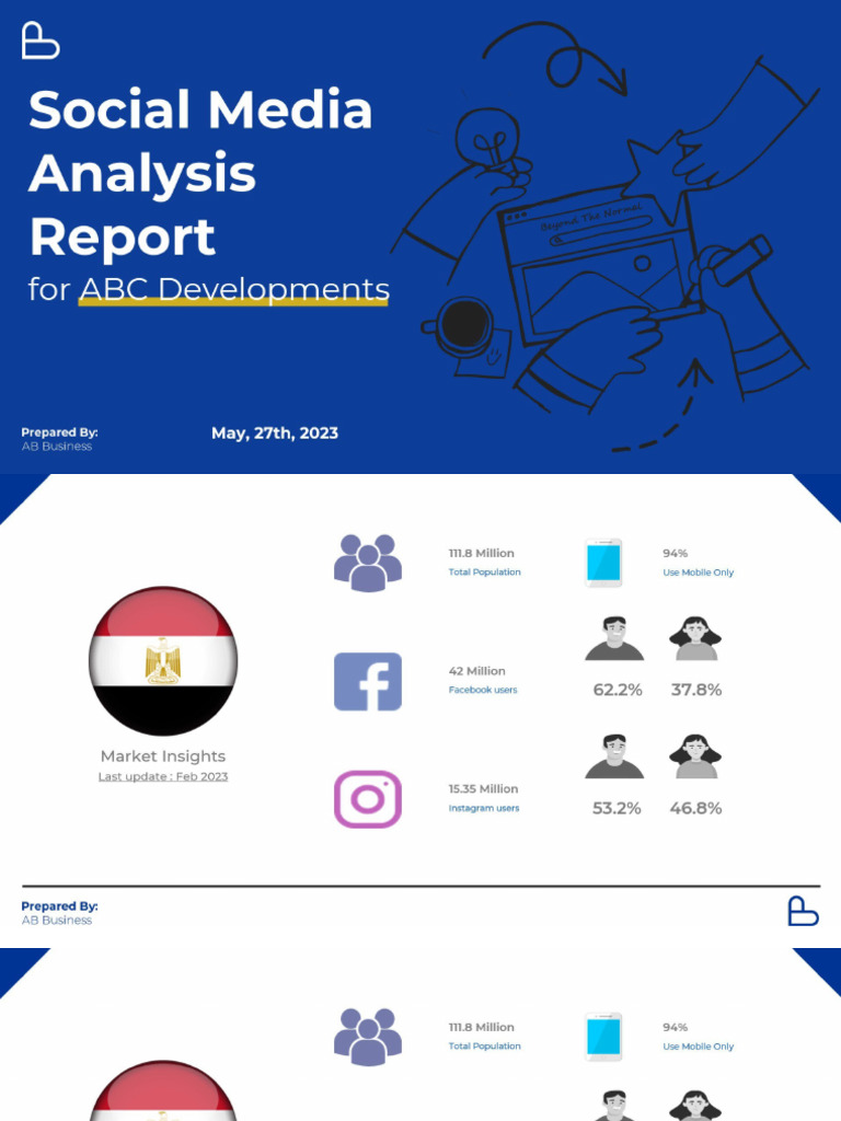Social Media Analysis Report Reference | PDF