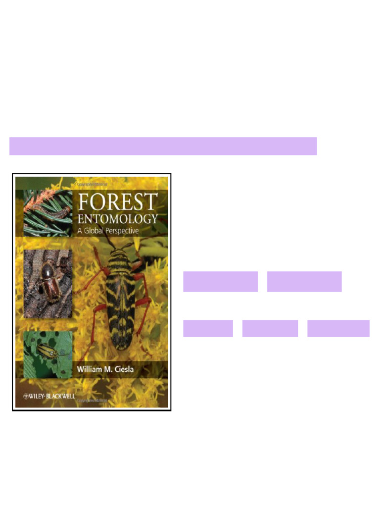 Forest Entomology A Global Perspective 1st Edition William Ciesla ...