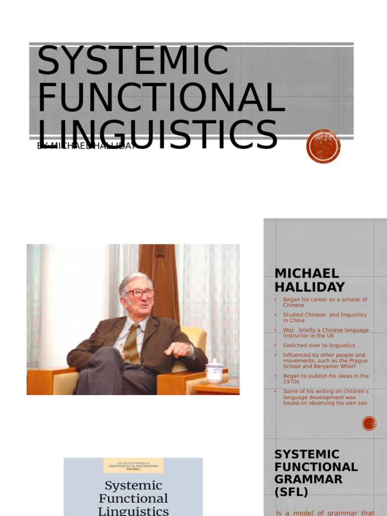 Systemic Functional Linguistics Overview | PDF | Cognitive Science ...