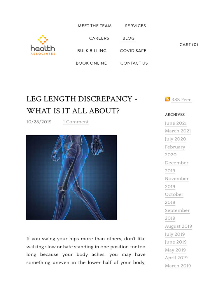 Understanding Leg Length Discrepancy | PDF | Scoliosis | Chiropractic