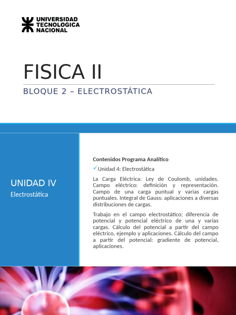 2 - Electrostática | PDF | Electrostática | Energía potencial