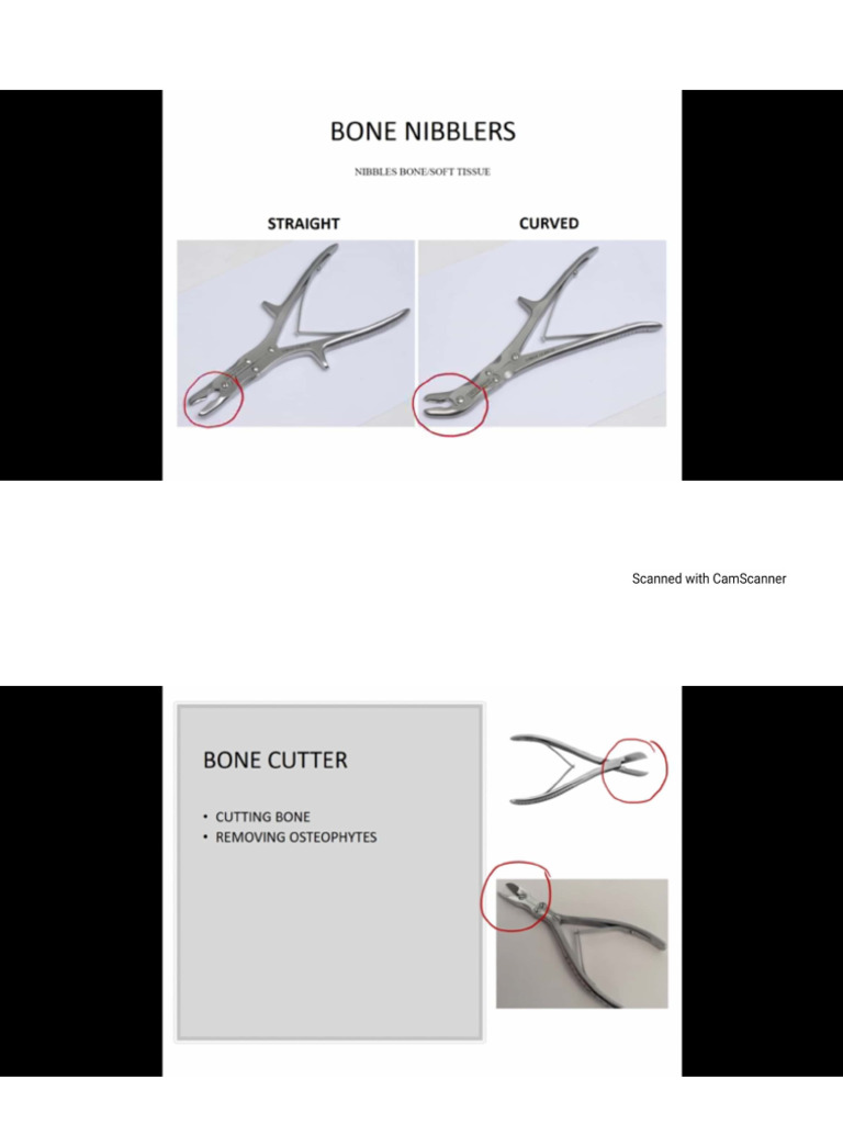 Ortho Instuments With Names and Uses. | PDF