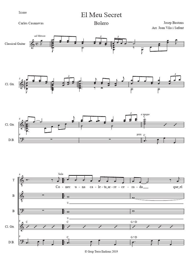 El meu secret score | PDF
