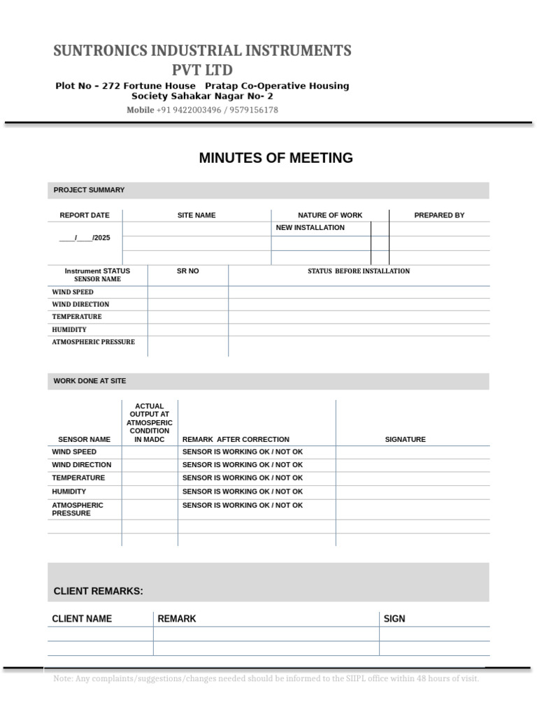 Mom New Format Suntronics | PDF