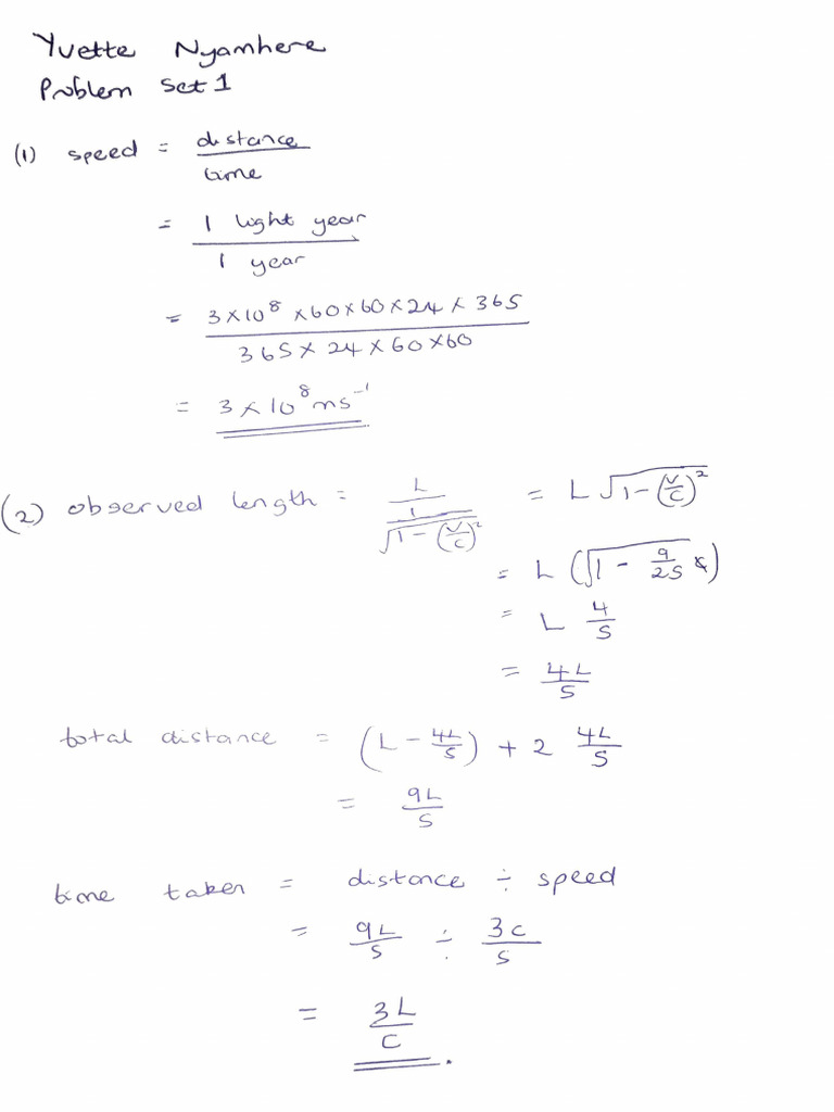 Problem Set 1 | PDF