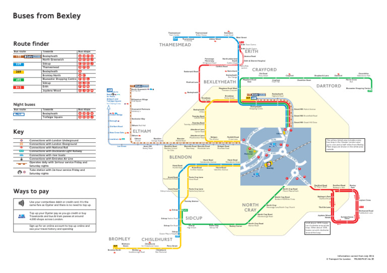 Bexley Bus Routes and Stops Guide | PDF | Public Transport | London