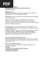IEC Plan Template and Guidelines | PDF | Environmental Impact ...