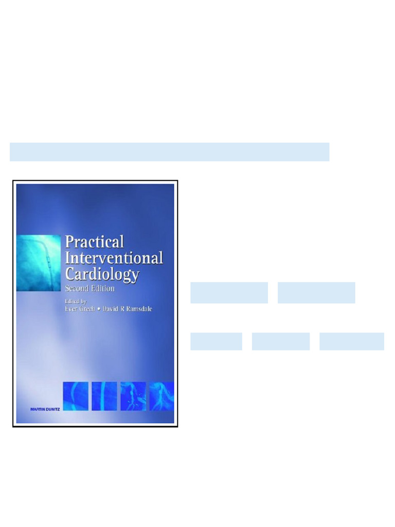 Practical Interventional Cardiology 1st Edition Ever D. Grech - ebook ...