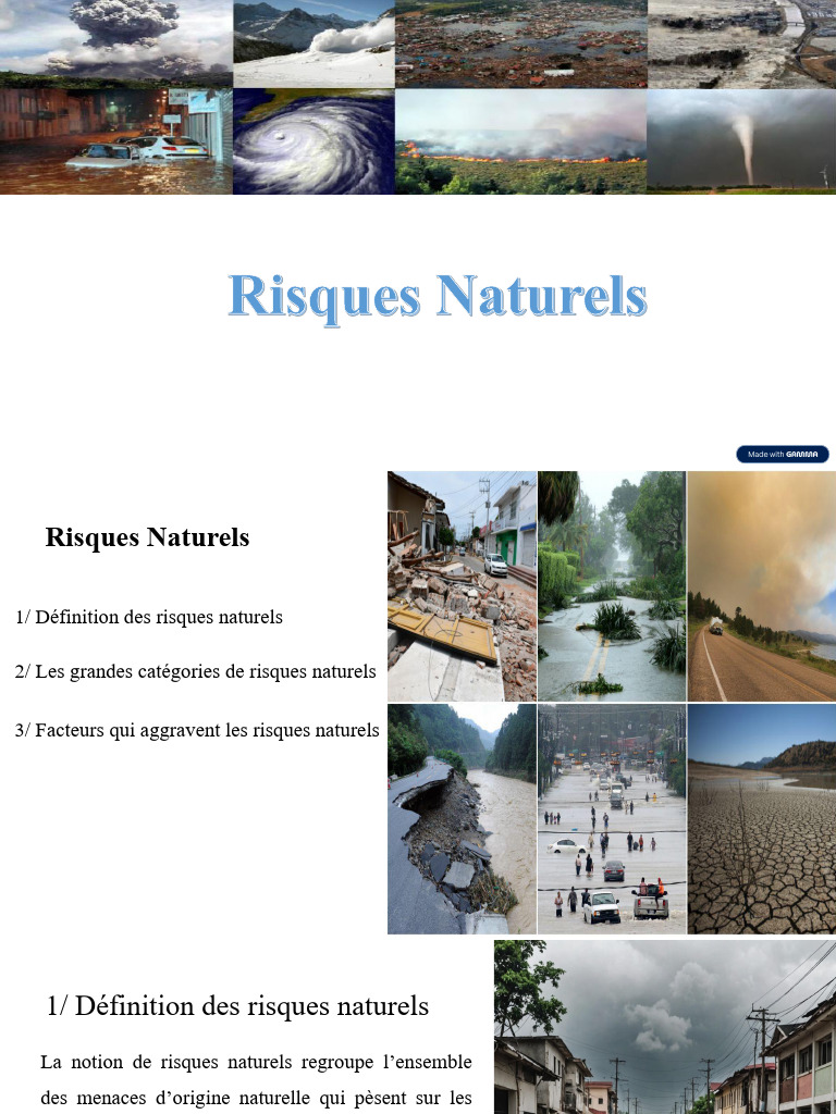 Comprendre les Risques Naturels | PDF | Tremblements de terre | Volcan