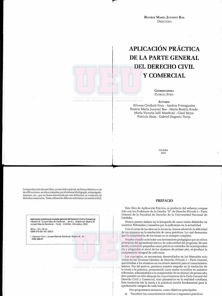 Libro de Casos Practicos - Catedra B - Privado I - Aporte Ueu Derecho ...