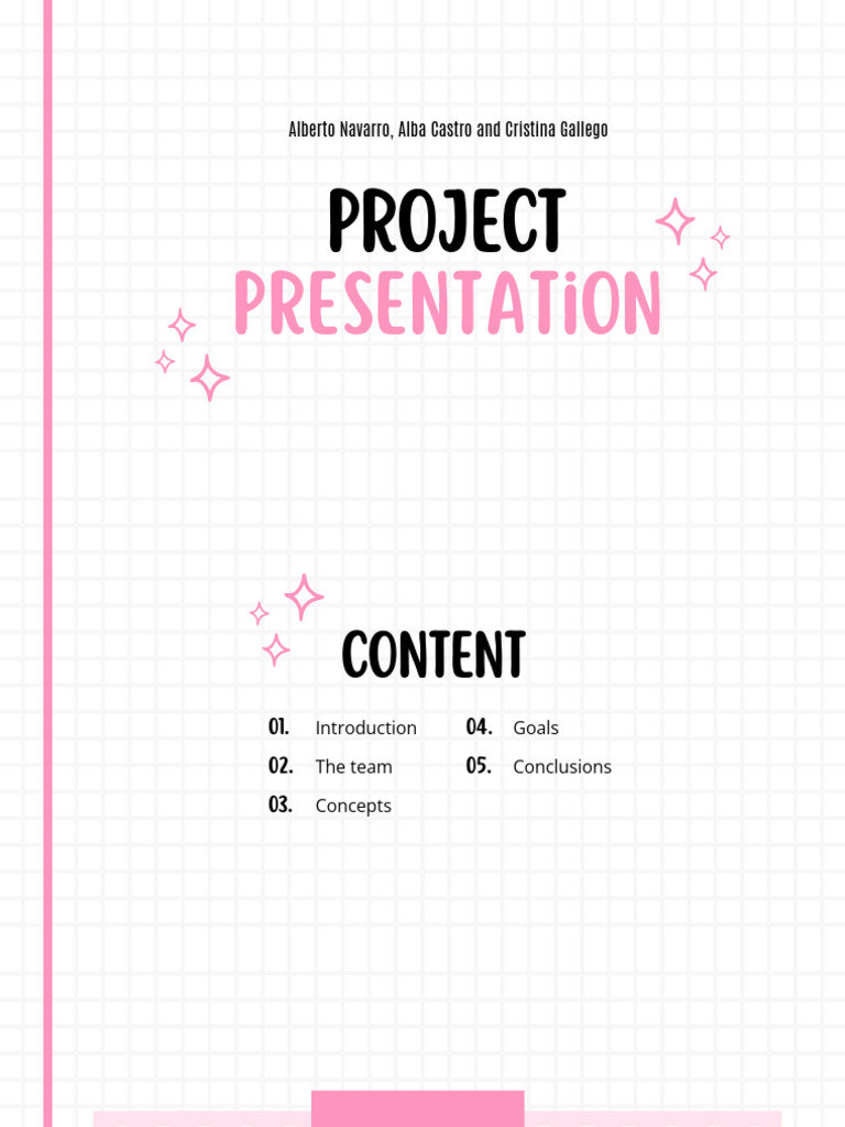 Pink Creative Project Presentation | PDF