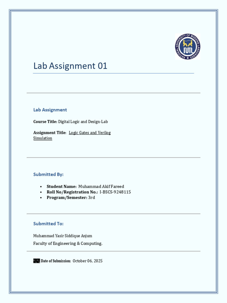 DLD Asisgnment 1 | PDF | Electronic Design | Mathematical Logic