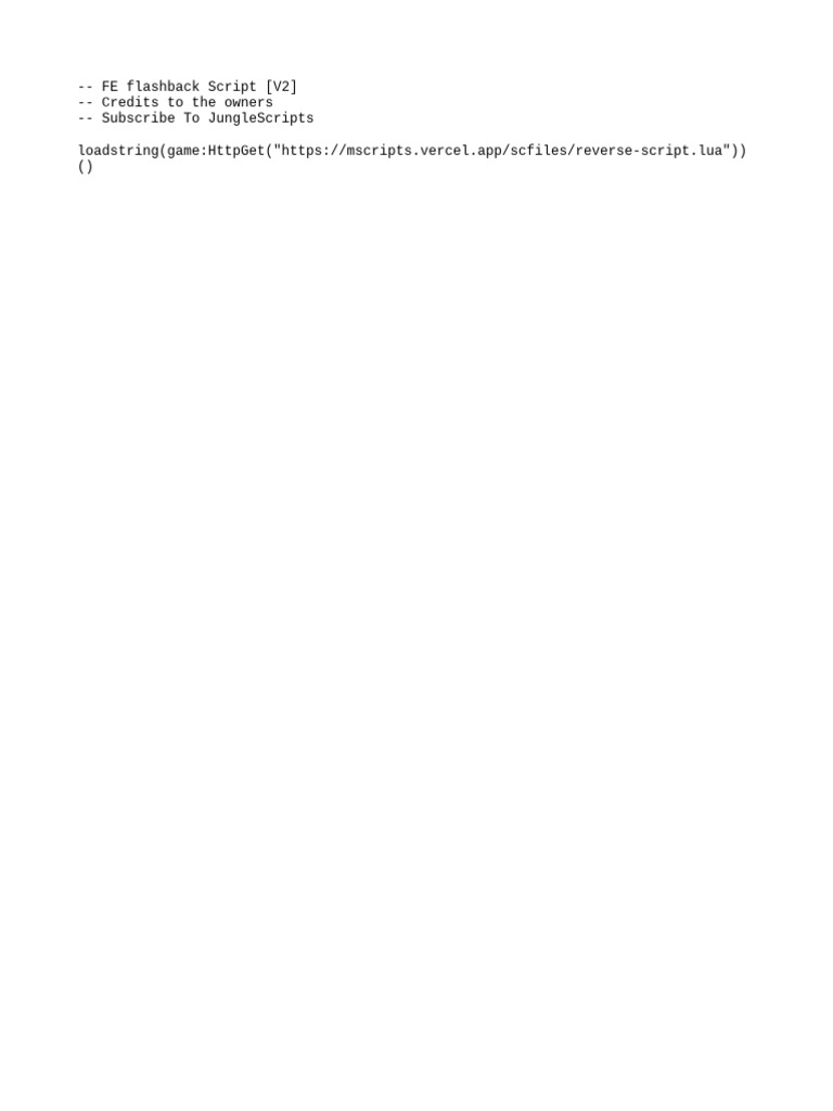 FE Flashback Script V2 | PDF
