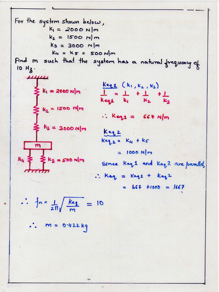 Free Vibration 2 | PDF