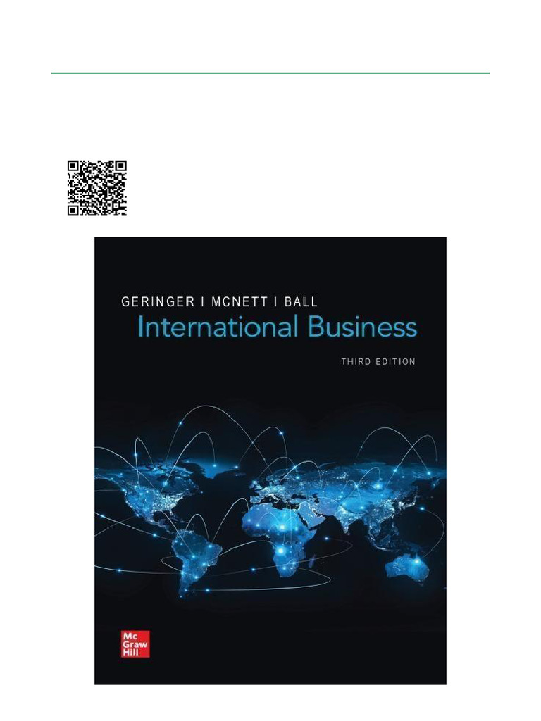 International Business 第3版 International Business 3rd Edition Overview | PDF | Market