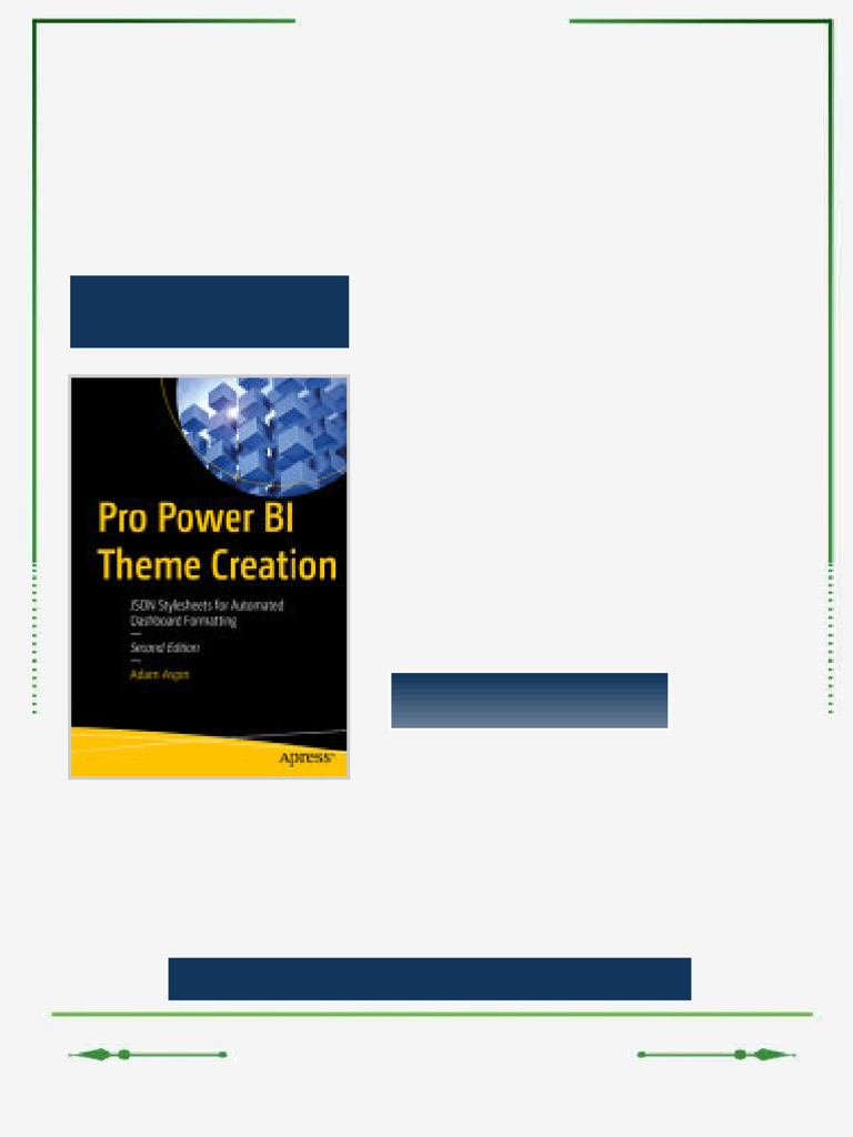 Pro Power BI Theme Creation: JSON Stylesheets for Automated Dashboard ...