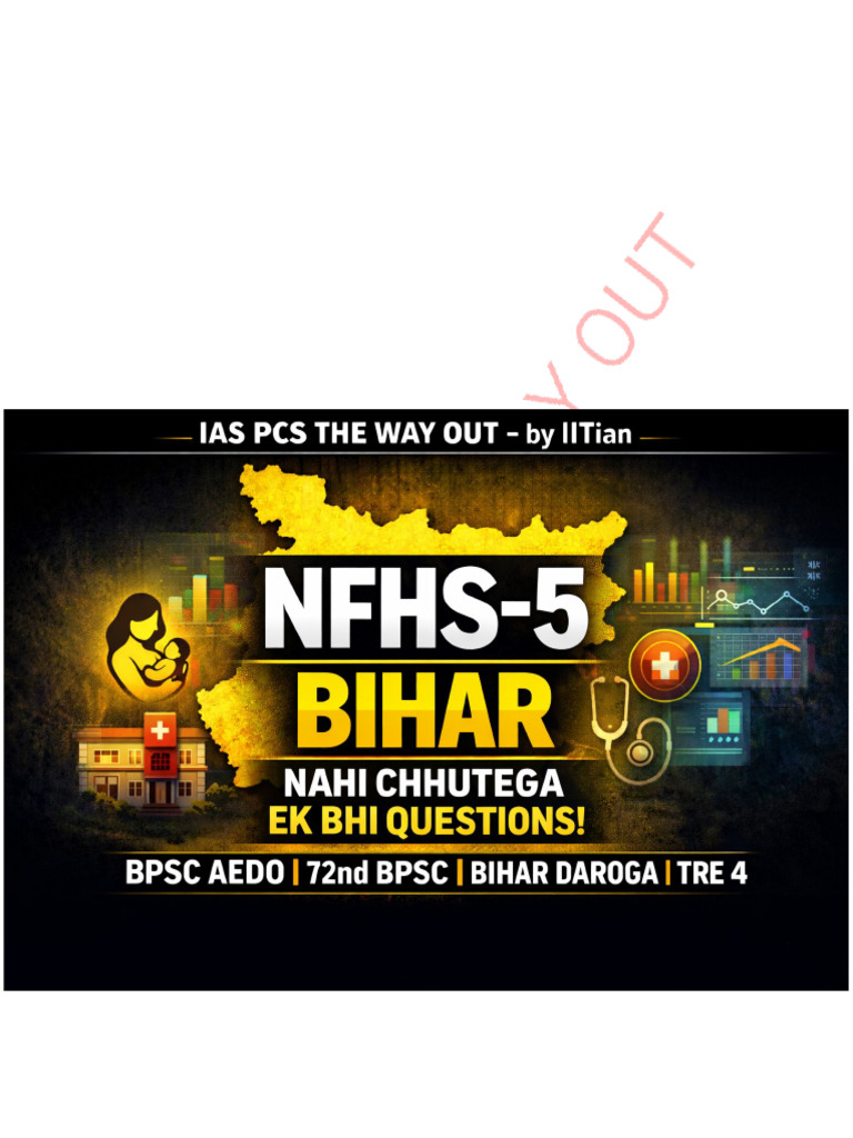 Nfhs 5 - Bihar | PDF