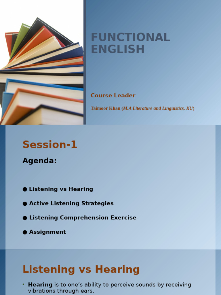 Active Listening Strategies in English | PDF | Sound | Neuroscience
