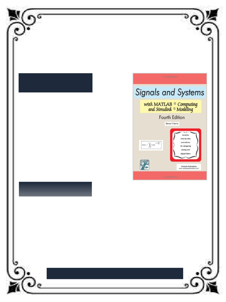 7759Signals and Systems with MATLAB Computing and Simulink Modeling 4th ...