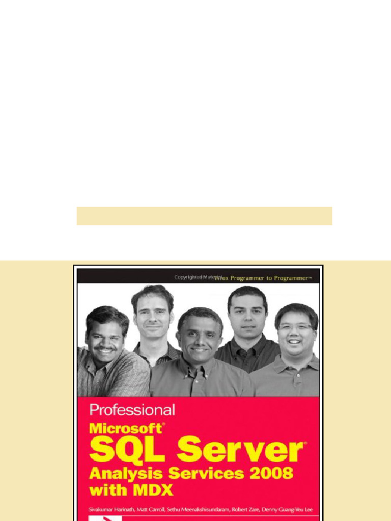 (Ebook) Professional Microsoft SQL Server Analysis Services 2008 with ...