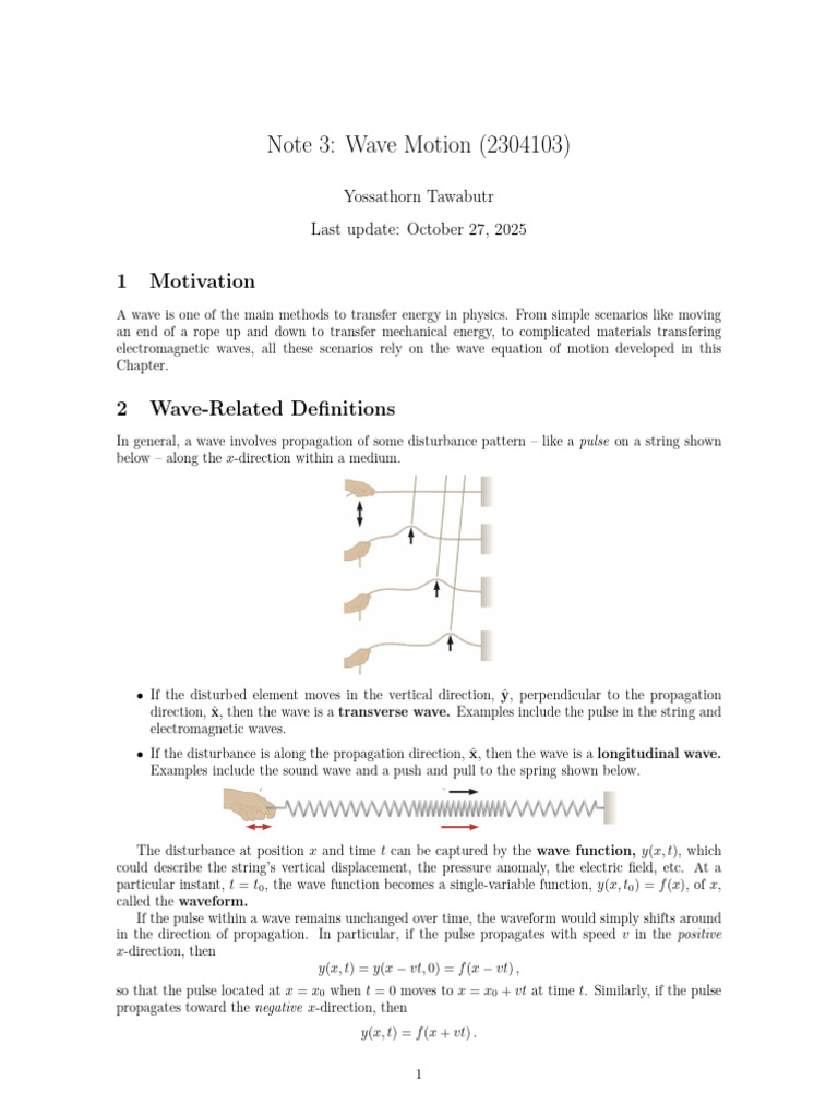 wave_motion-1529629-17615835150568 | PDF | Waves | Sine Wave