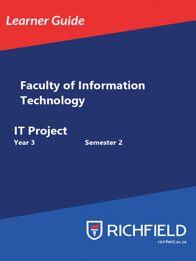 IT Project Guidelines Sem2 2023 - 240227 - 133902 | PDF | Project ...