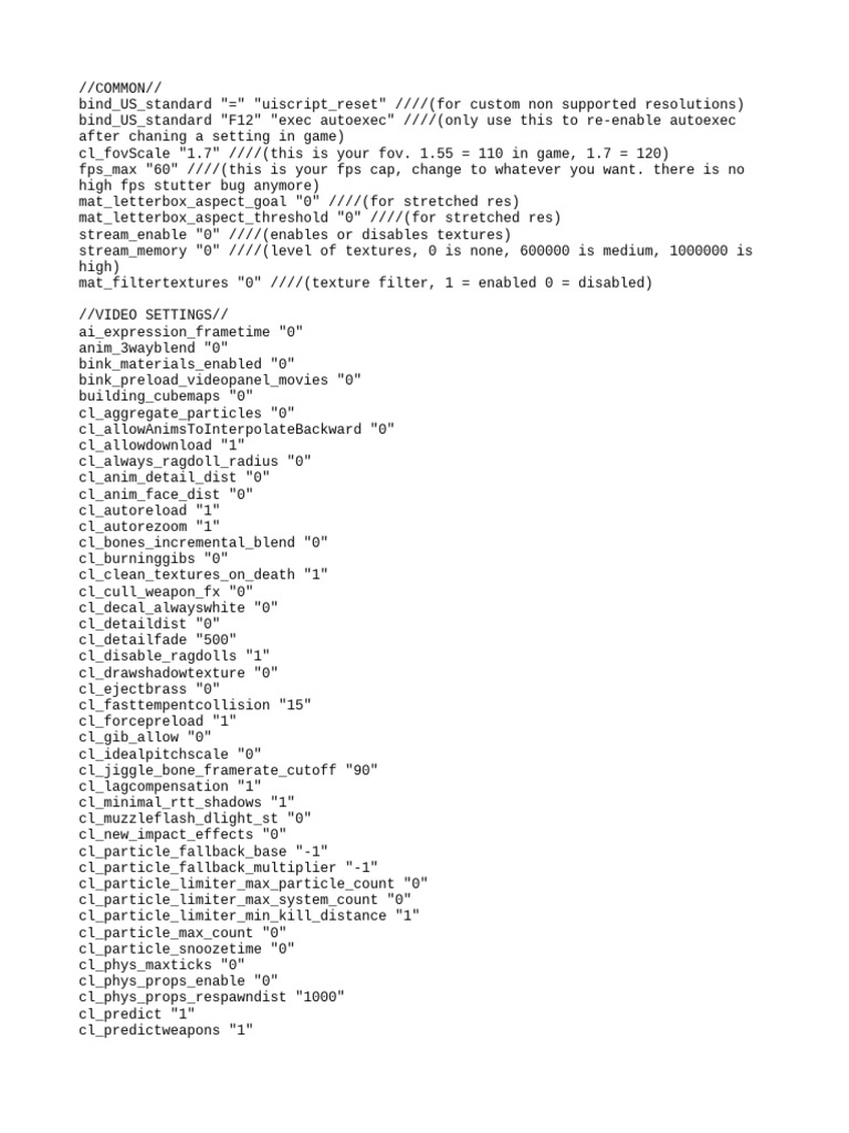Game Configuration Settings Guide | PDF | Computer Hardware | Computer ...